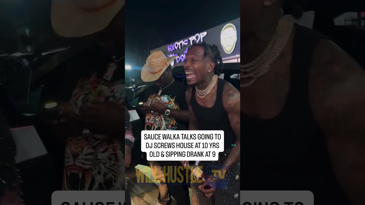Sauce Walka Reveals He Was Sippin’ Drink at 9 & Visiting DJ Screw’s House at 10 | TX Hip-Hop History