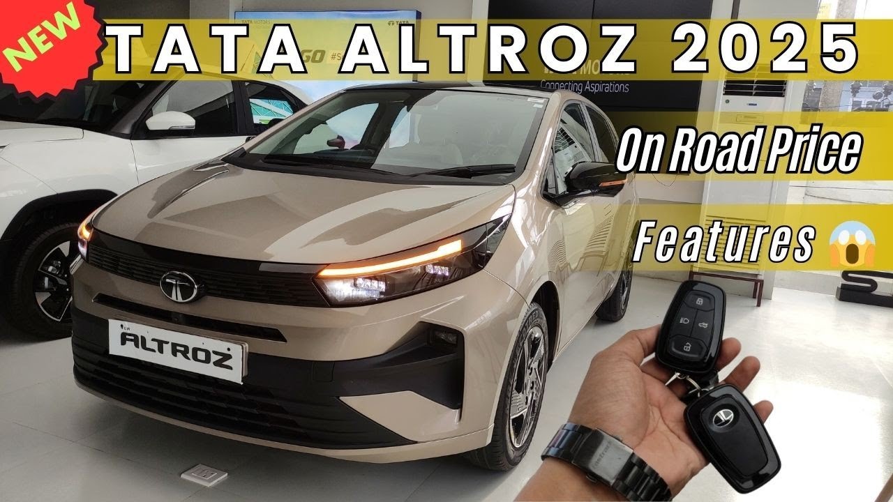 🚘 New Tata Altroz Accomplished S 2025 | Dune Glow Colour | Price, Features, Mileage & Review 