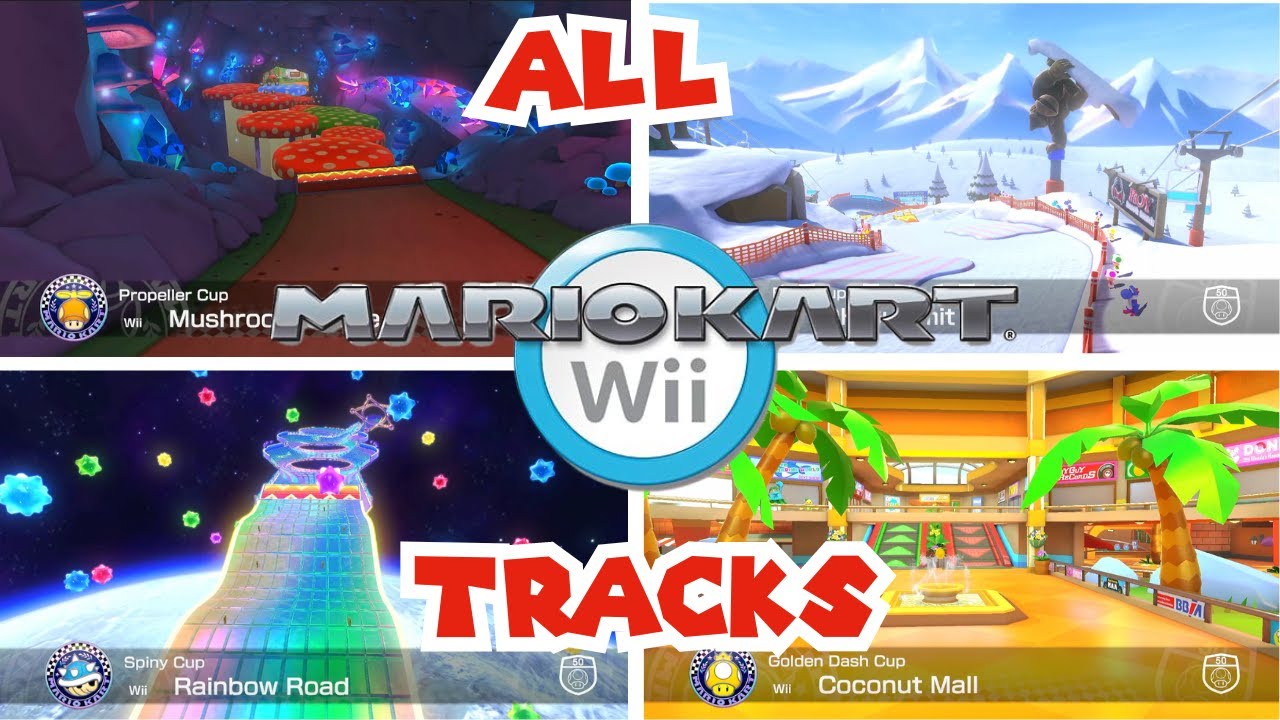 Mario Kart 8 Deluxe - All Mario Kart Wii Tracks