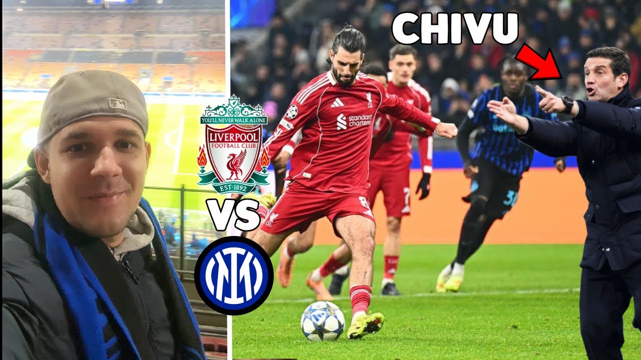 ATMOSFERA NEBUNA IN INTER MILANO VS LIVERPOOL !