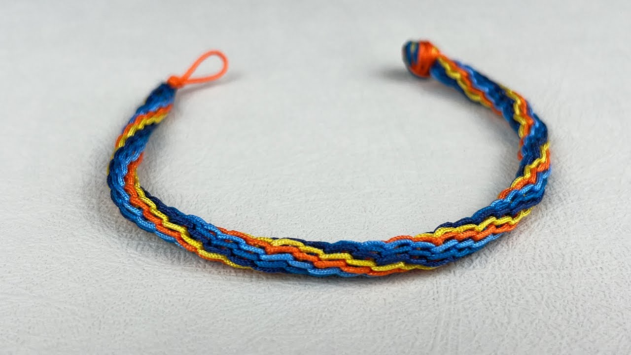 DIY Friendship Bracelet Easy Spiral Tutorial | How to Make a Spiral Friendship Bracelet at Home A046