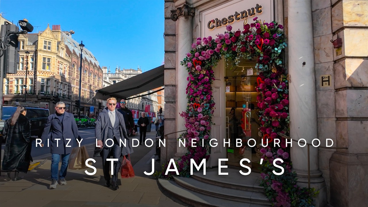 Exploring St James's | London's Ritzy Neighbourhood | Royal Residencies | Hidden Passages | 4K