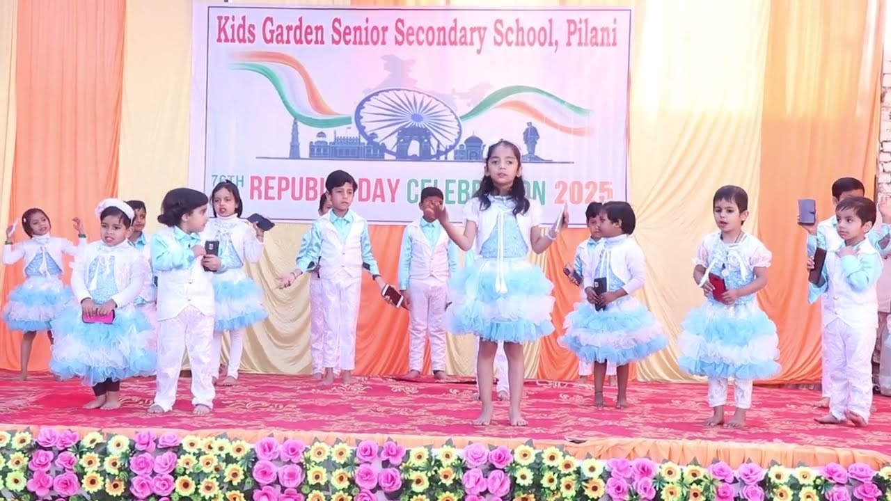Kids Garden Sr. Sec. School, Pilani | Mobile addiction | Republic Day Celebration | 2024-25