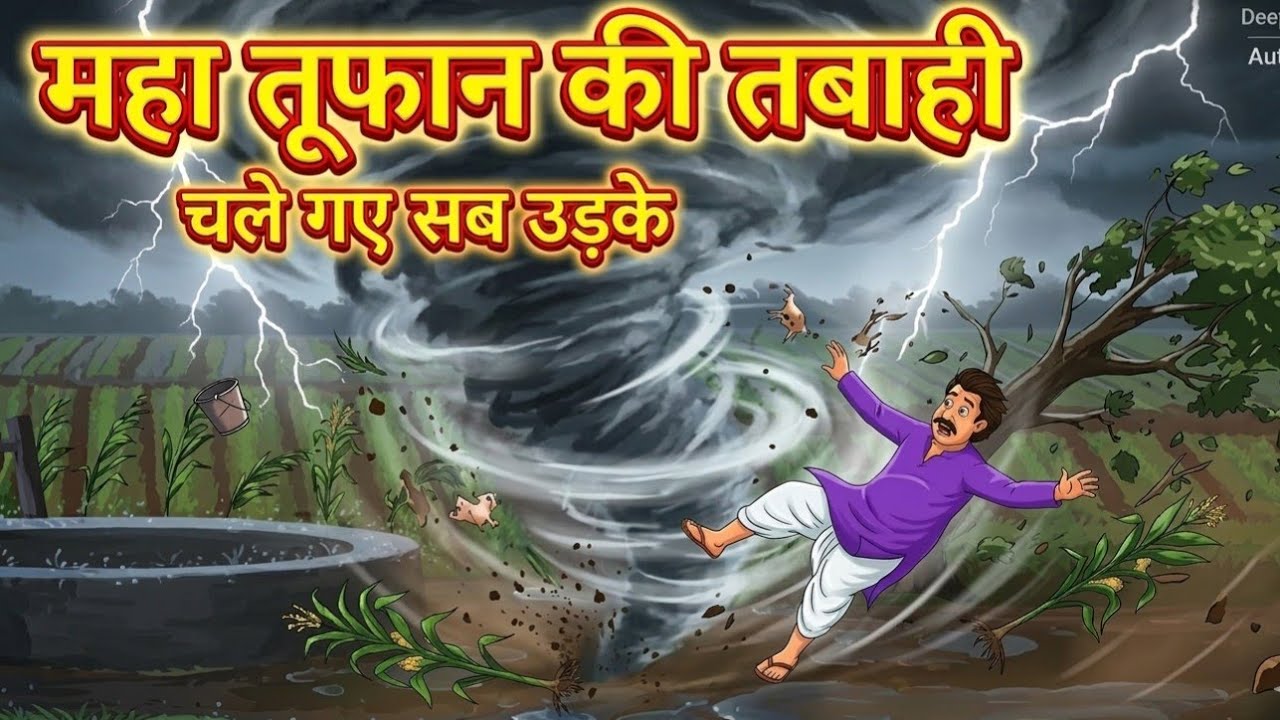 Tufan Ke Bad 😞 Hoshale ki Fasal #cartoon #viralvideo #morol story #