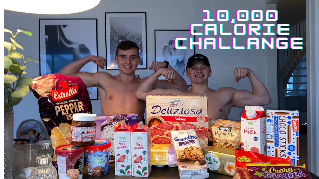 10.000 CALORIE CHALLENGE 12 H AT 17 YEARS OLD (SVENSKA)