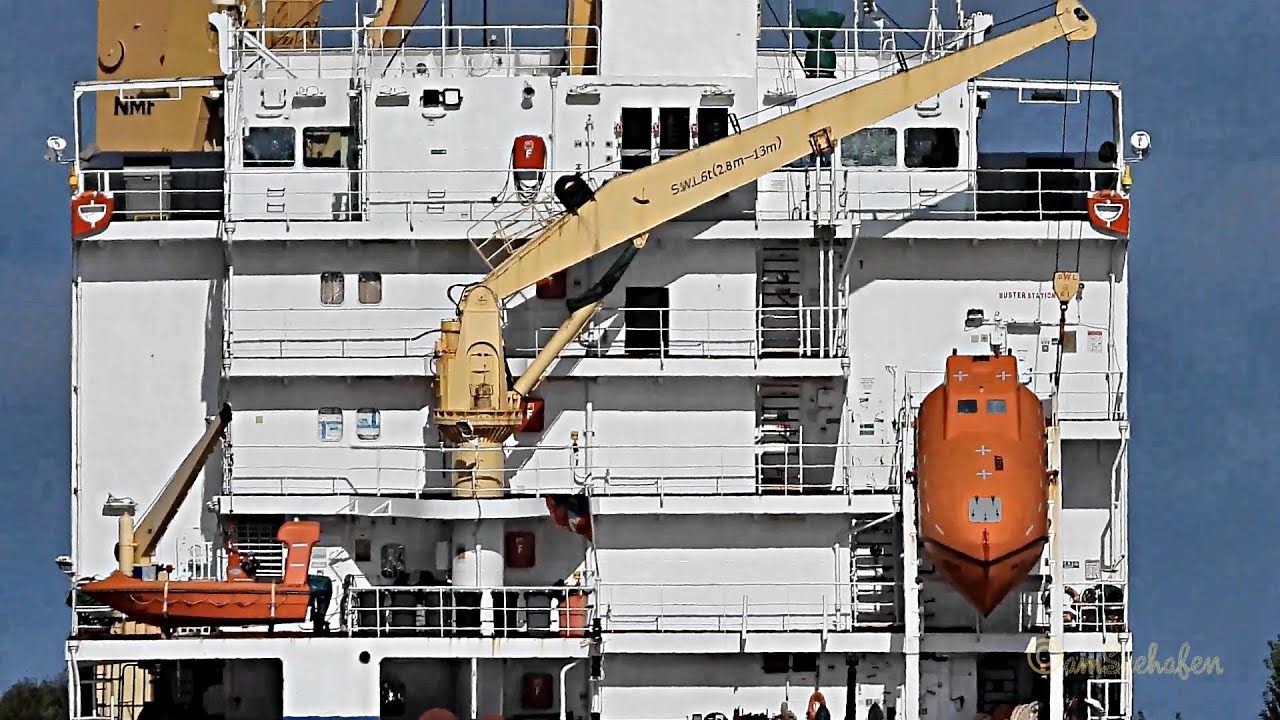 Frachtschiff BBC OREGON Emder Werft geared cargo seaship at Fosen Shipyard Emden V2EK7 IMO 9501265