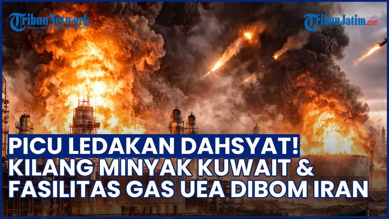 SIRENE MERAUNG! Kilang Minyak Kuwait & Fasilitas Gas UEA Dirudal Iran, 1 Orang Tewas