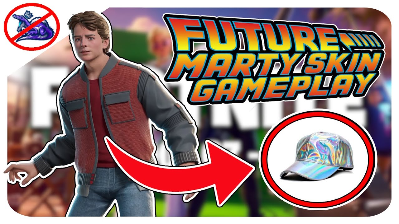 FUTURE MARTY SKIN GAMEPLAY [NO COMMENTARY] | Fortnite