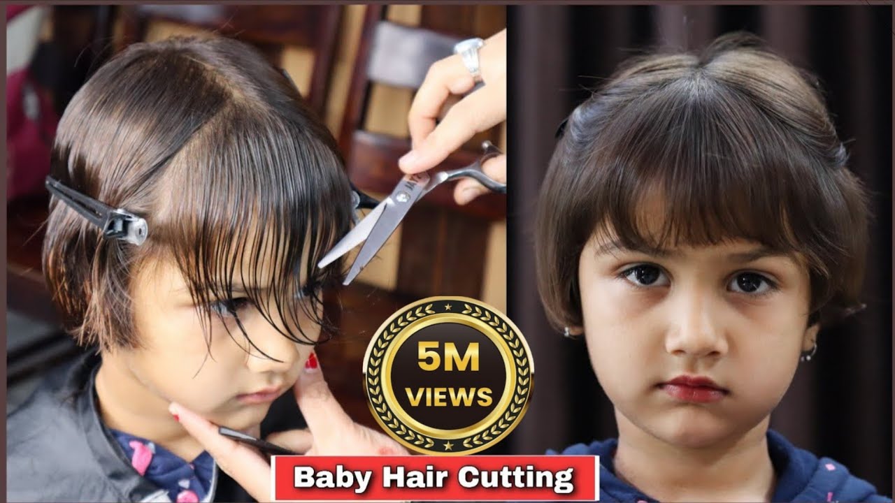 Baby Hair Cutting | Baby Girl Hair Cutting | Haircut Girls | Baby Haircut Tutorial for beginners...