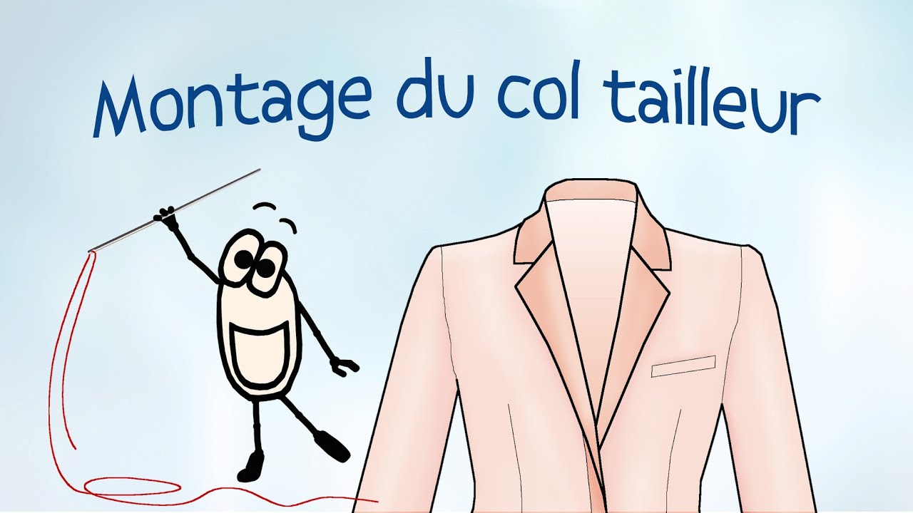 Le Montage du Col Tailleur - Patronage et couture facile (HD)