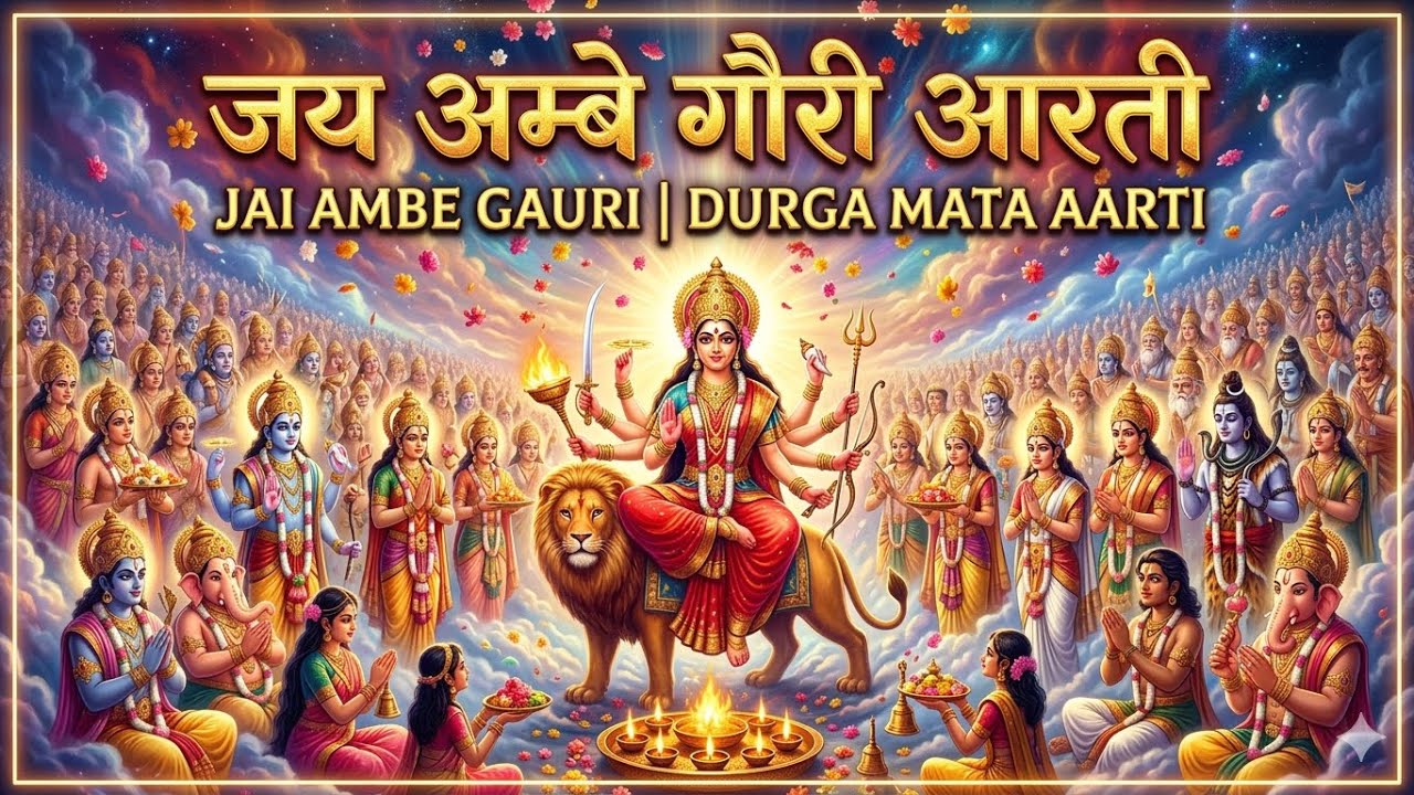 जय अम्बे गौरी आरती | Jai Ambe Gauri Durga Mata Aarti | Morning Devi Aarti
