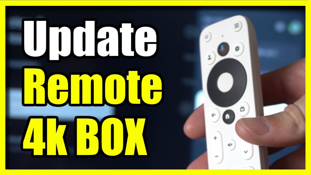 How to Update your Remote on ONN 4k Streaming Box (Google TV)