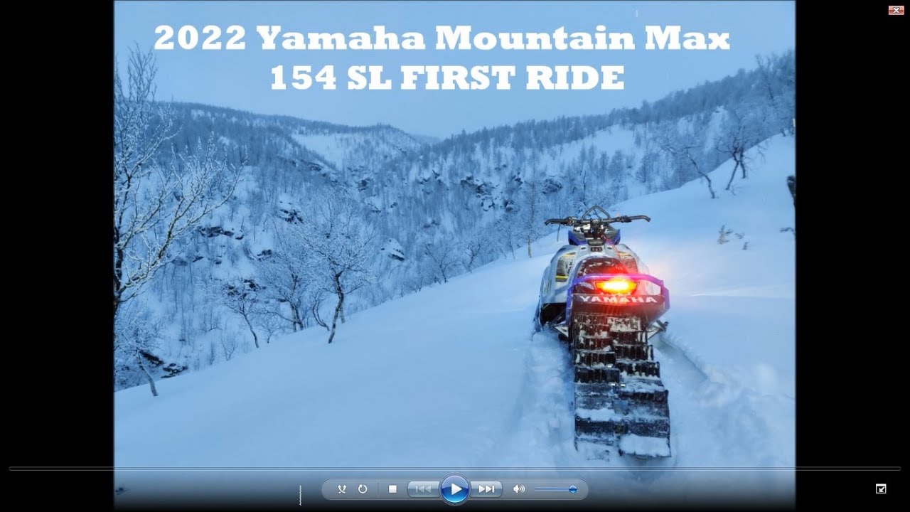 FIRST RIDE NEW 2022 YAMAHA MOUNTAIN MAX 154 SL