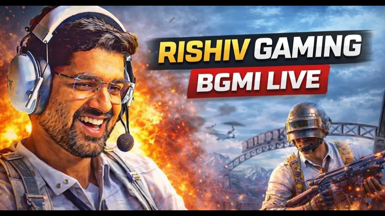 🔴 BGMI Live Hindi | OP Gameplay & Fun Moments | Rishiv Gaming | #bgmi #livestream #bgmilive #shorts