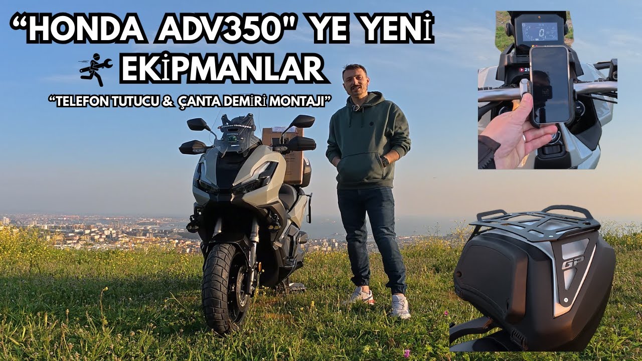 Honda ADV350 Aksesuar Montajı | Nucrotech Titreşim Modülü, GP Composite Demir Sele ve Sis FarıRölesi