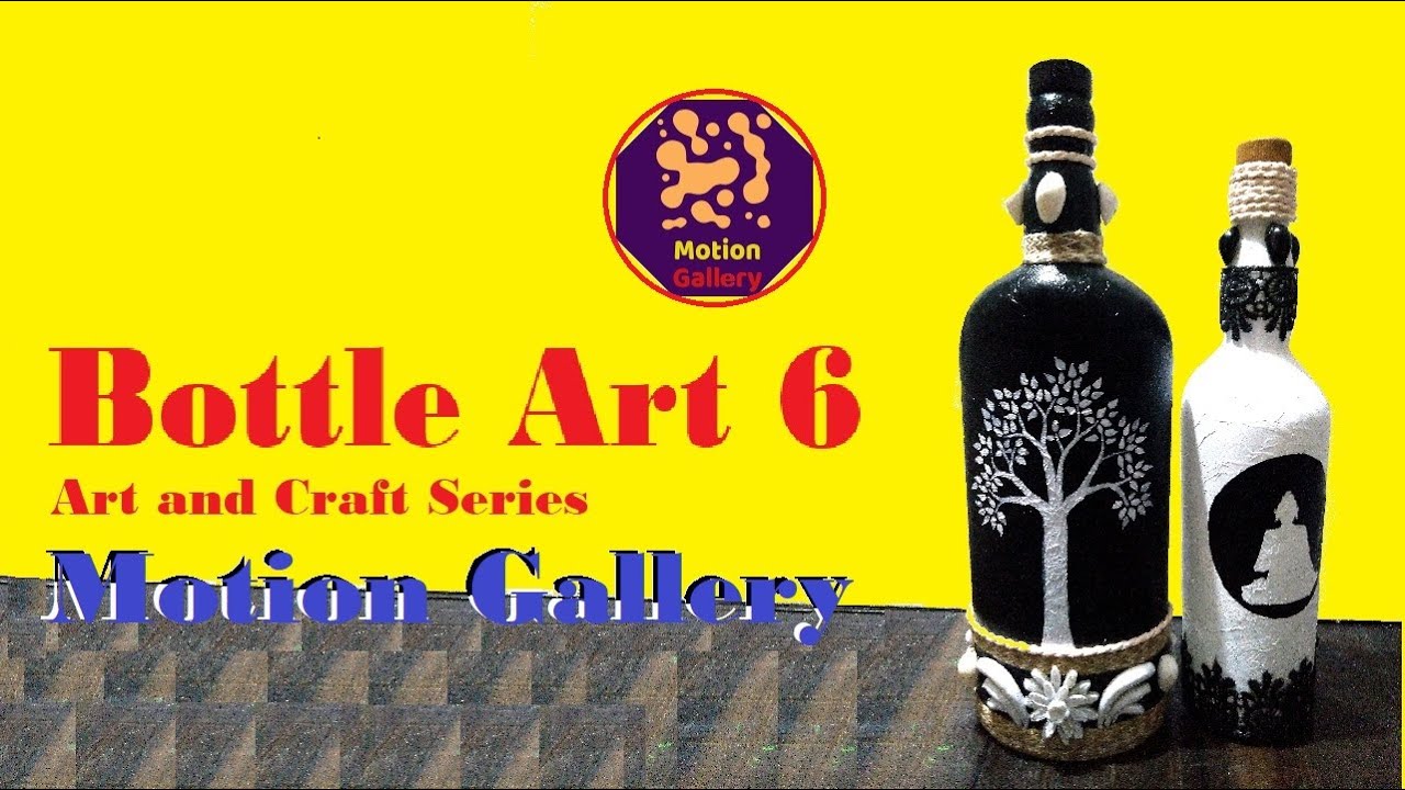 Bottle Art 6 | Easy Bottle art for beginners | Beautiful creative ideas 