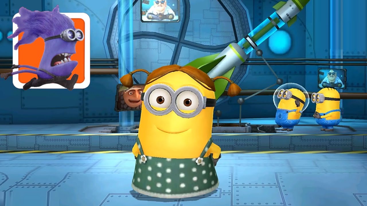 Minion rush Girl minion level 491 The Volcano