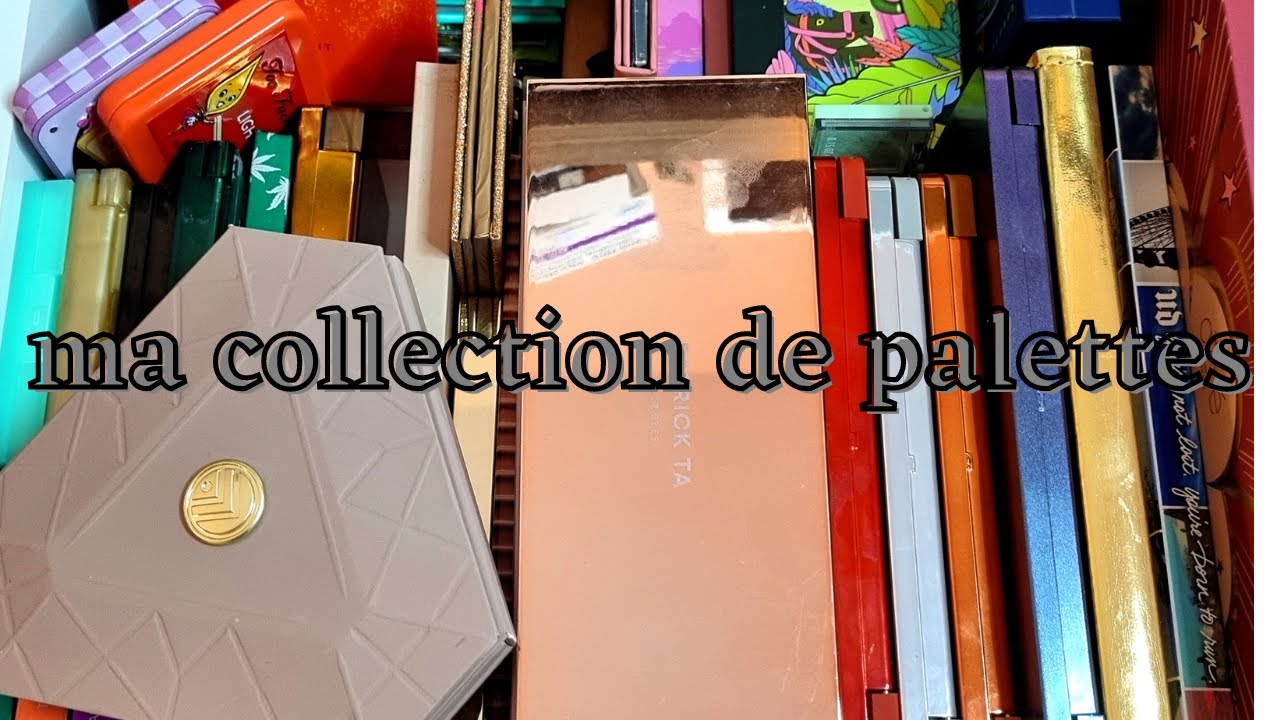 MA COLLECTION DE PALETTES 2022 🎨(prenez des petits snacks)