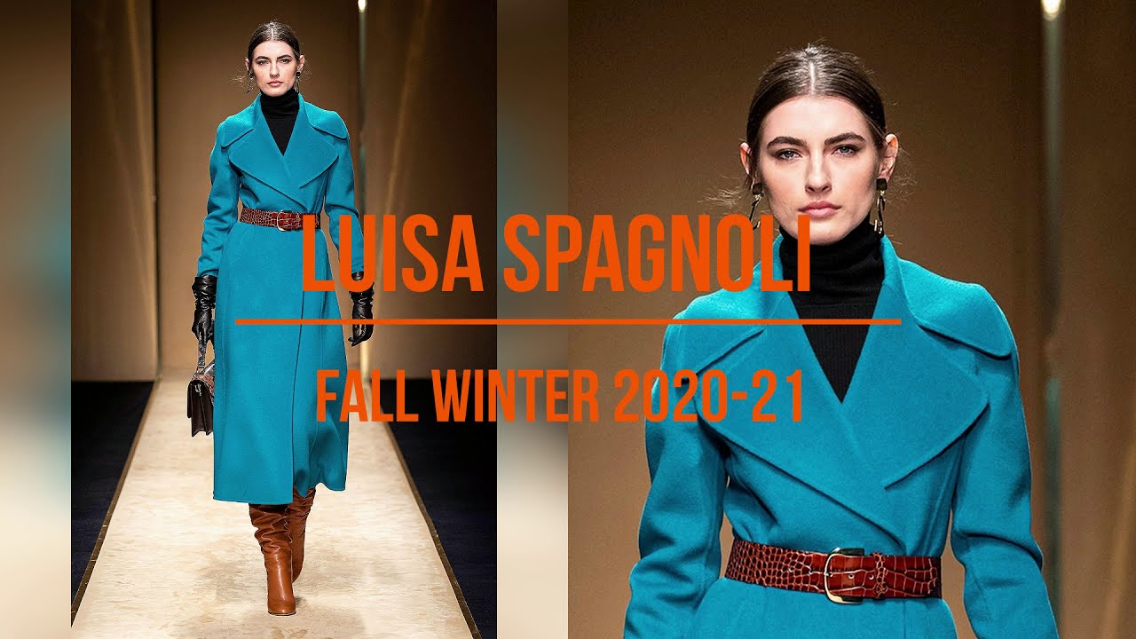 Luisa Spagnoli Fall Winter 2020 21 fashion show / Показ мод Луиза Спаньоли осень зима 20-21