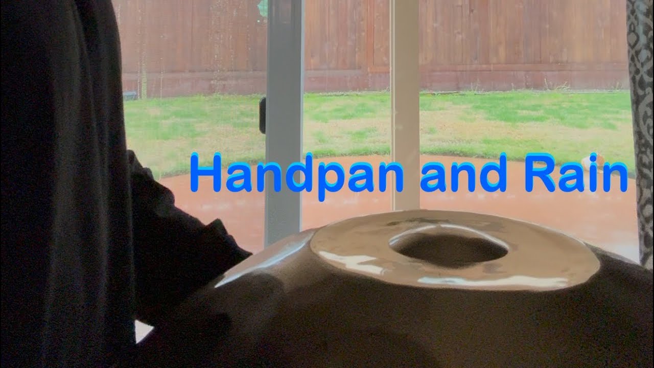 Meditative Handpan and Rain 🌧️ #handpan #lofi