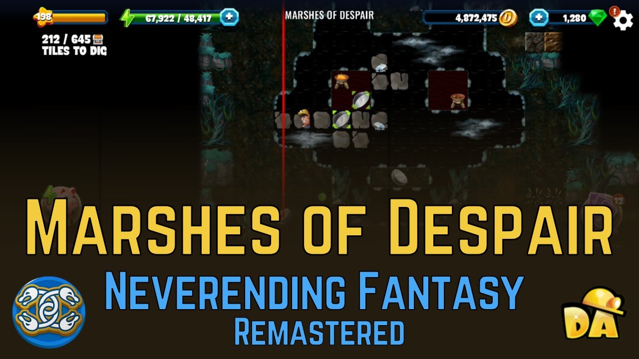 Marshes of Despair - #3 Neverending Fantasy Remastered - Diggy's Adventure