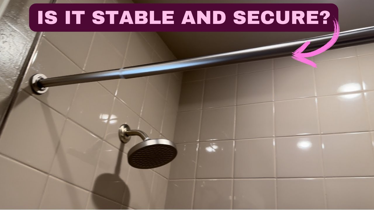 AmazerBath Spring Tension Shower Curtain Rod, 31-75 Inches Heavy Duty Shower Curtain Rod Review