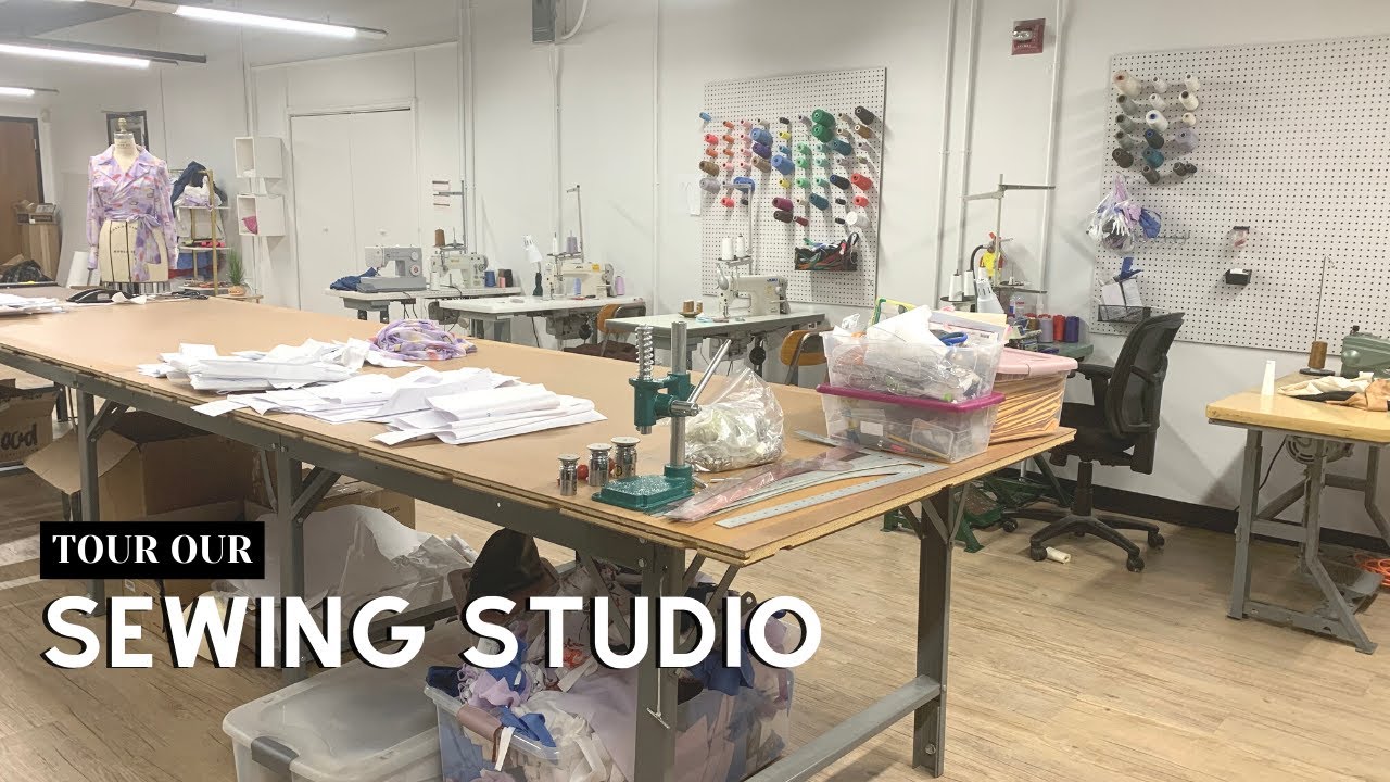 Sewing Room Tour | Workroom | Black Fashion Designer