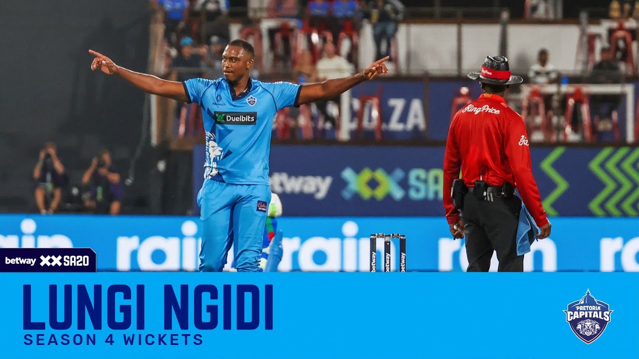 Lungi Ngidi | Season 4 wickets | Betway SA20