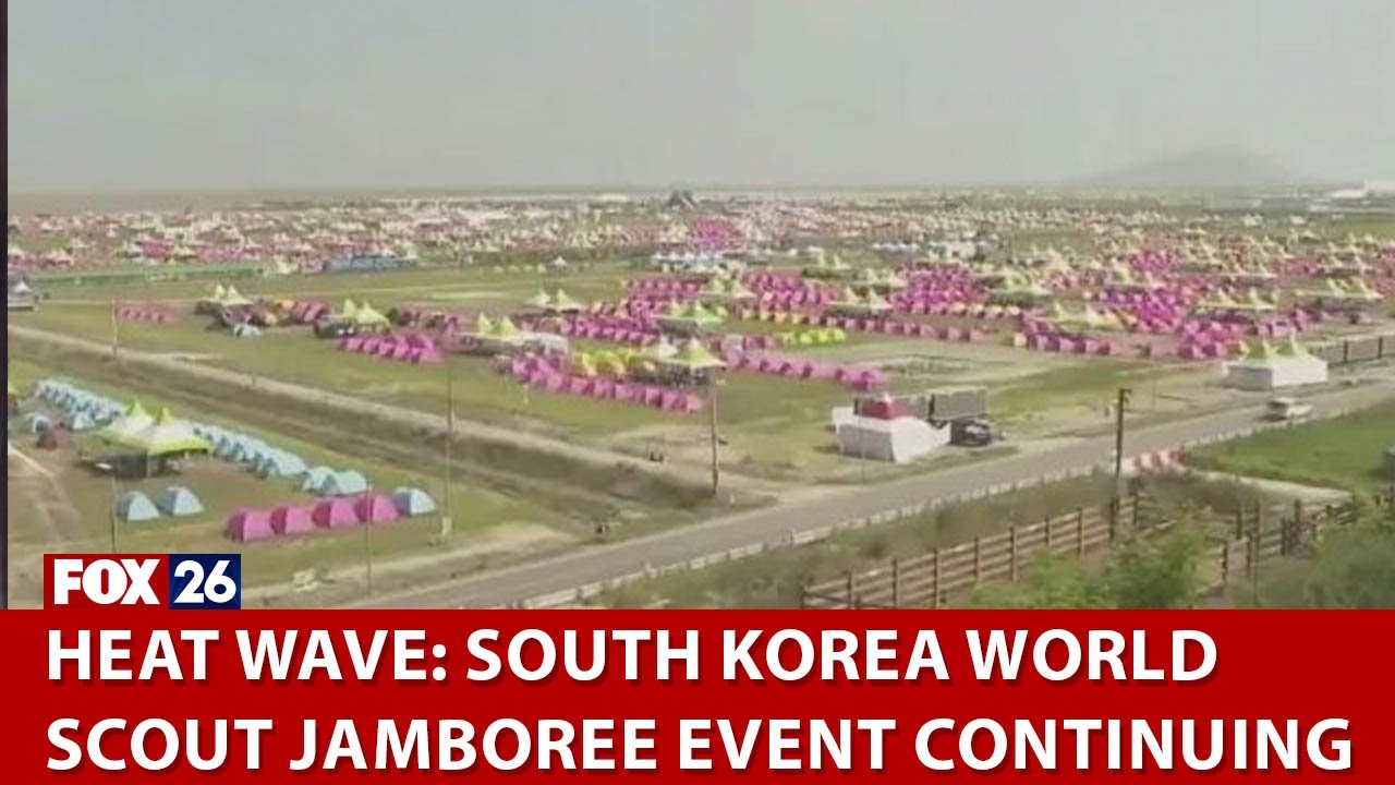 South Korea World Scout Jamboree event continuing