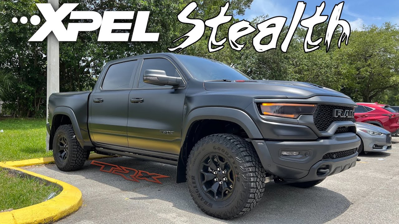 This RAM TRX gets a STEALTH Transformation! XPEL Stealth PPF install from start to finish!