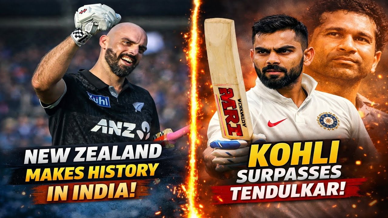 Daryl Mitchell’s Historic Rampage vs India 🇳🇿 | Records Broken, Series Won!