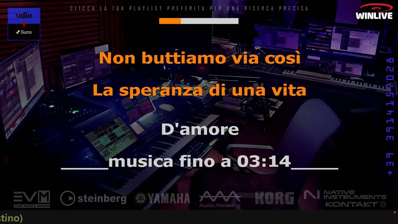 1440 La musica è finita KARAOKE (Terzinato Lounge Smooth) base con cori (2 versioni in descrizione)