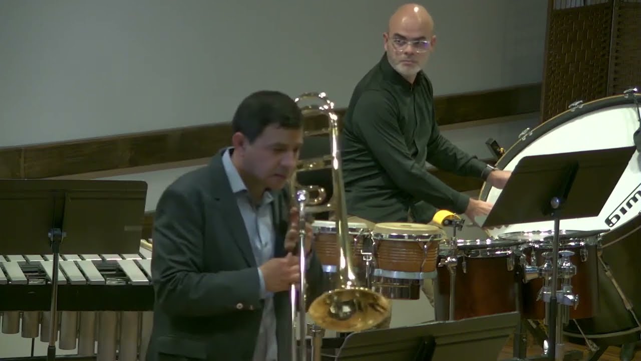 Symbios for Trombone, Piano and Percussion by Sebastian Quesada