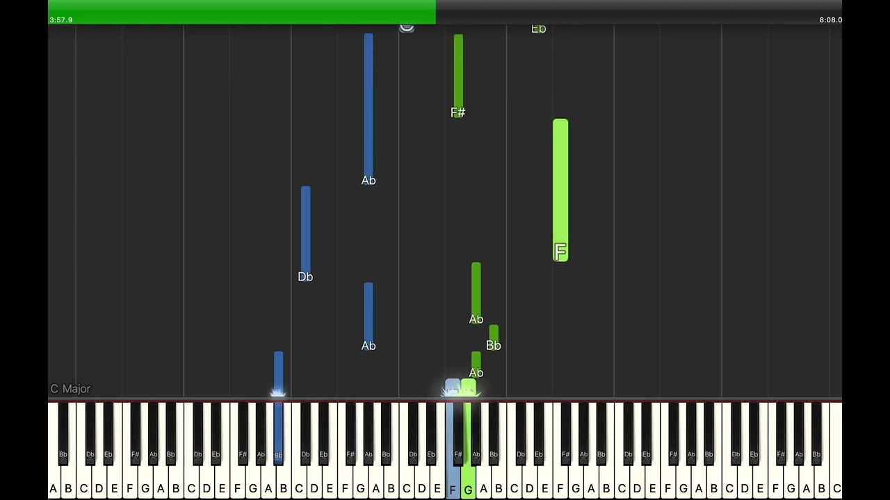 Fantaisie Impromptu op66 F. CHOPIN - (SIMPLIFIED PIANO TUTORIAL)