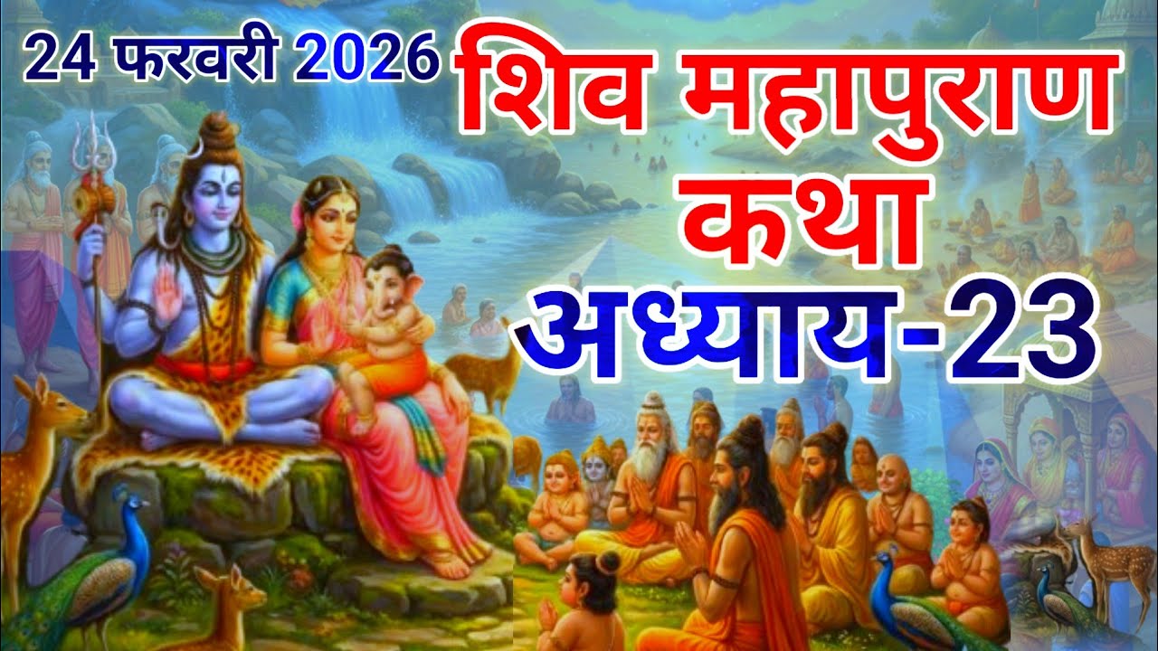 फाल्गुन मास कथा अध्याय-23 || falgun mas Katha adhyay-2 | falgun mas me sune Shiv mahapuran ki katha