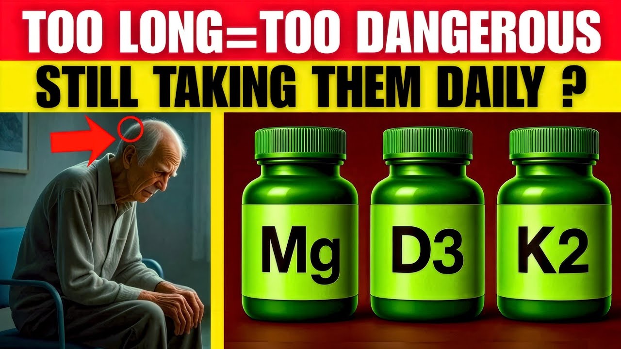 Long-Term Use of D3, K2 & Magnesium - Is It Safe or Slowly Killing You? | Senior Health