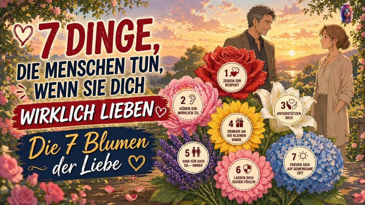7 Dinge, die Menschen tun, wenn sie dich wirklich lieben – Die 7 Blumen der Liebe