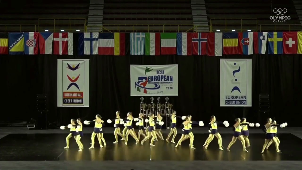 2023 ICU Europeans Youth Pom - Team Ukraine