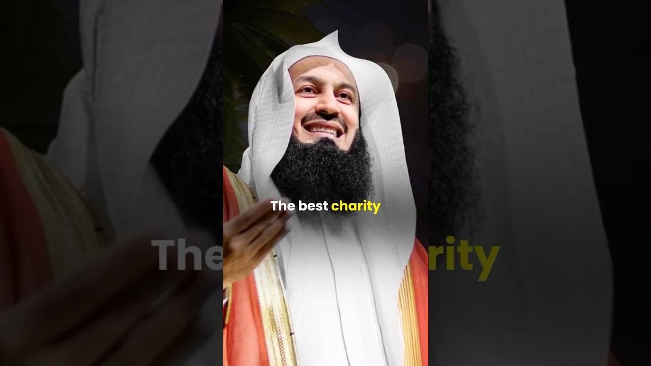 The best charity | Mufti Menk Motivational Speech