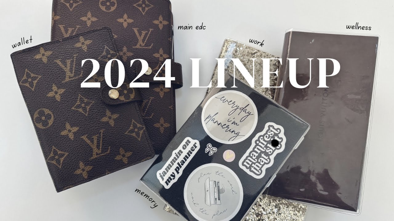 My 2024 Planner Lineup ft Louis Vuitton and Hobonichi