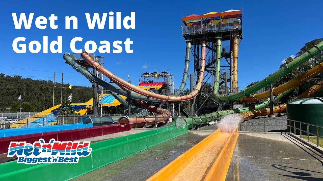 Wet n Wild - Gold Coast Australia 🇦🇺 Theme Park 4k Walk Tour