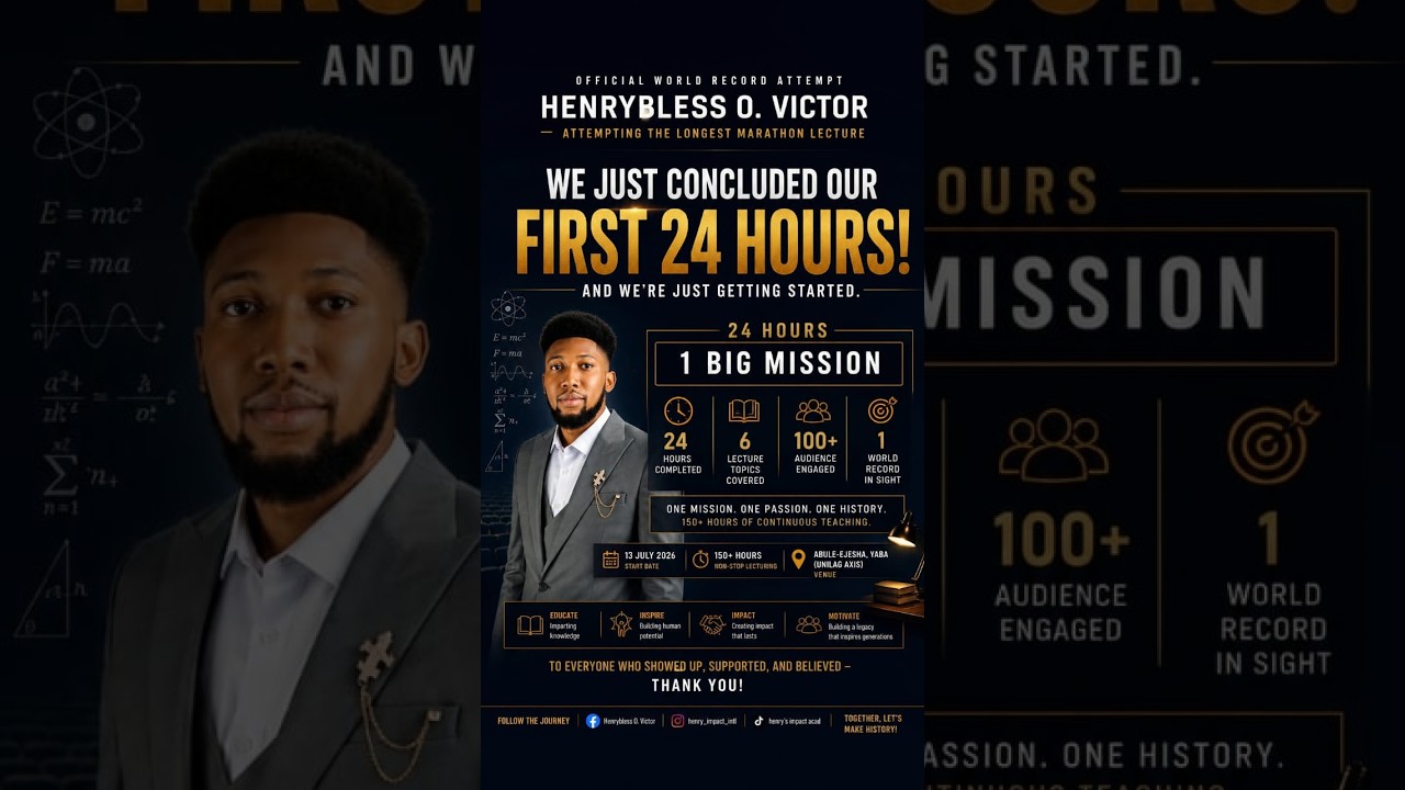 🔴 LIVE: 150-Hour Physics Marathon Lecture | Guinness World Record Attempt |  STEM Education