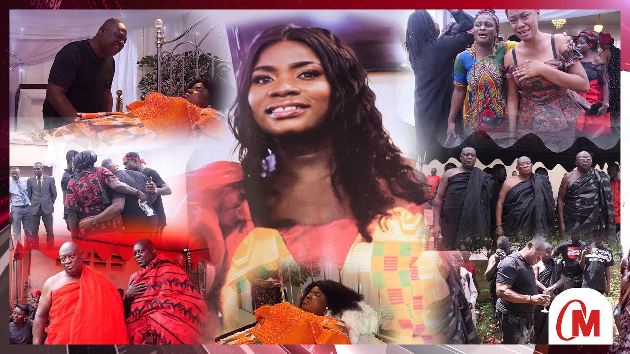 😭Burial Service And Final Funeral Rites Of The Late Regina Opoku At Kumasi Tafo