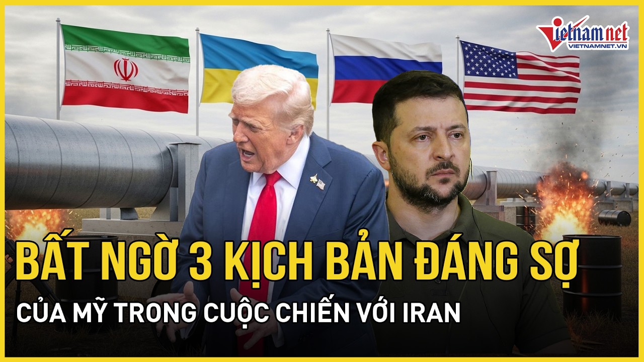 Truyền thông bất ngờ nêu 3 kịch bản đáng sợ của Mỹ trong cuộc chiến Iran, hệ luỵ Ukraine phải gánh