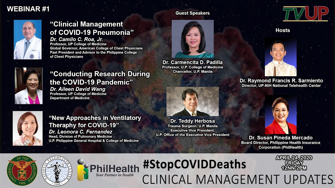 Webinar #1 | Stop Covid Deaths: Clinical Management Updates | Clinical Management of Covid Pneumonia
