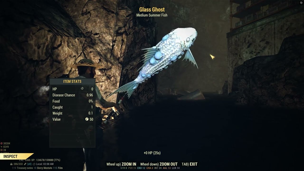 Fallout 76: Legendary Summer Fish (Glass Ghost)