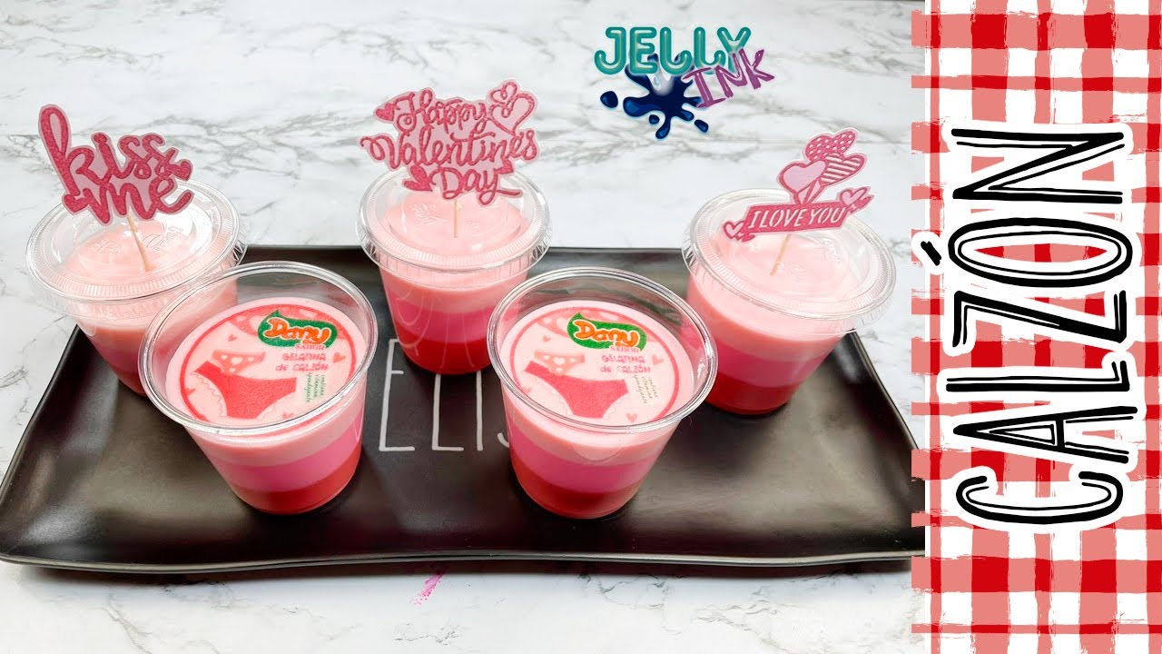 Gelatina de Yogurt | Gelatina de Calzón | Jelly Ink