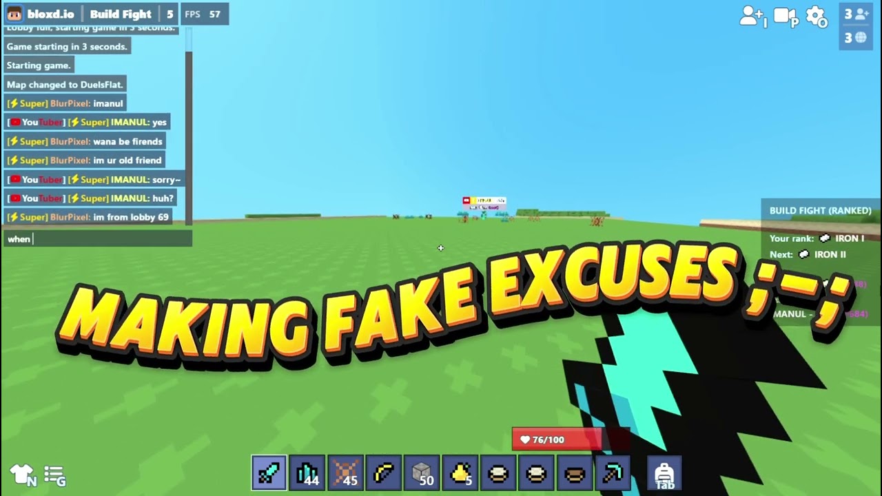 Cooked @IMANULBLOXD in very low ping XD