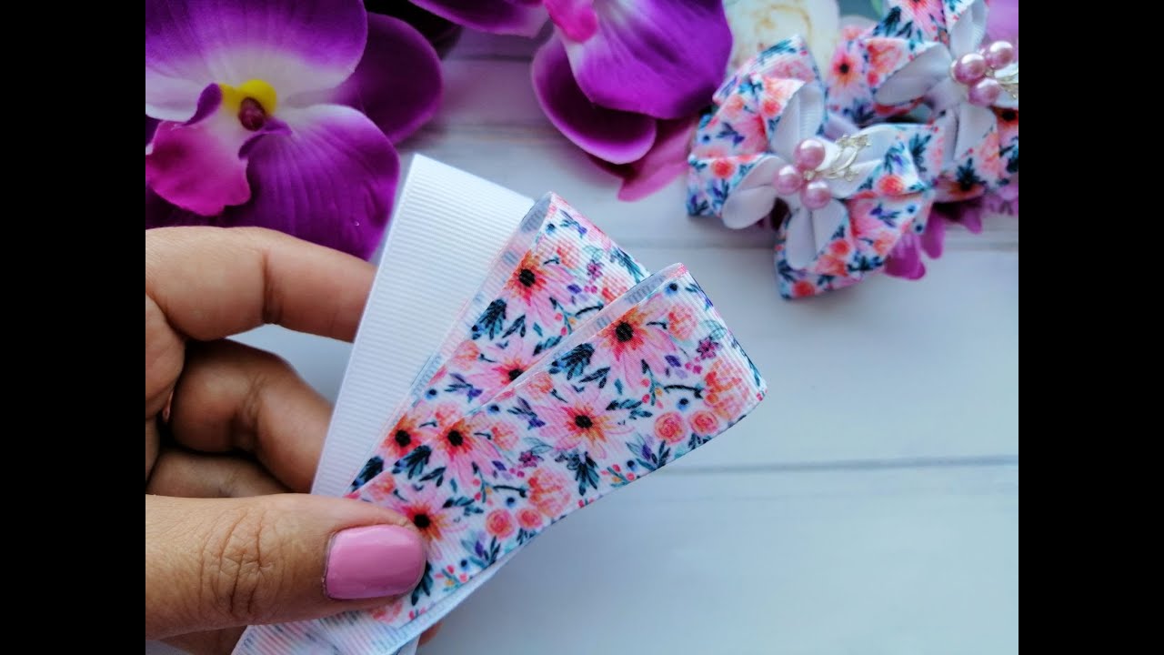 Не Могу Остановиться🥰Потрясающие Бантики Малютки из репсовой ленты🎀👌