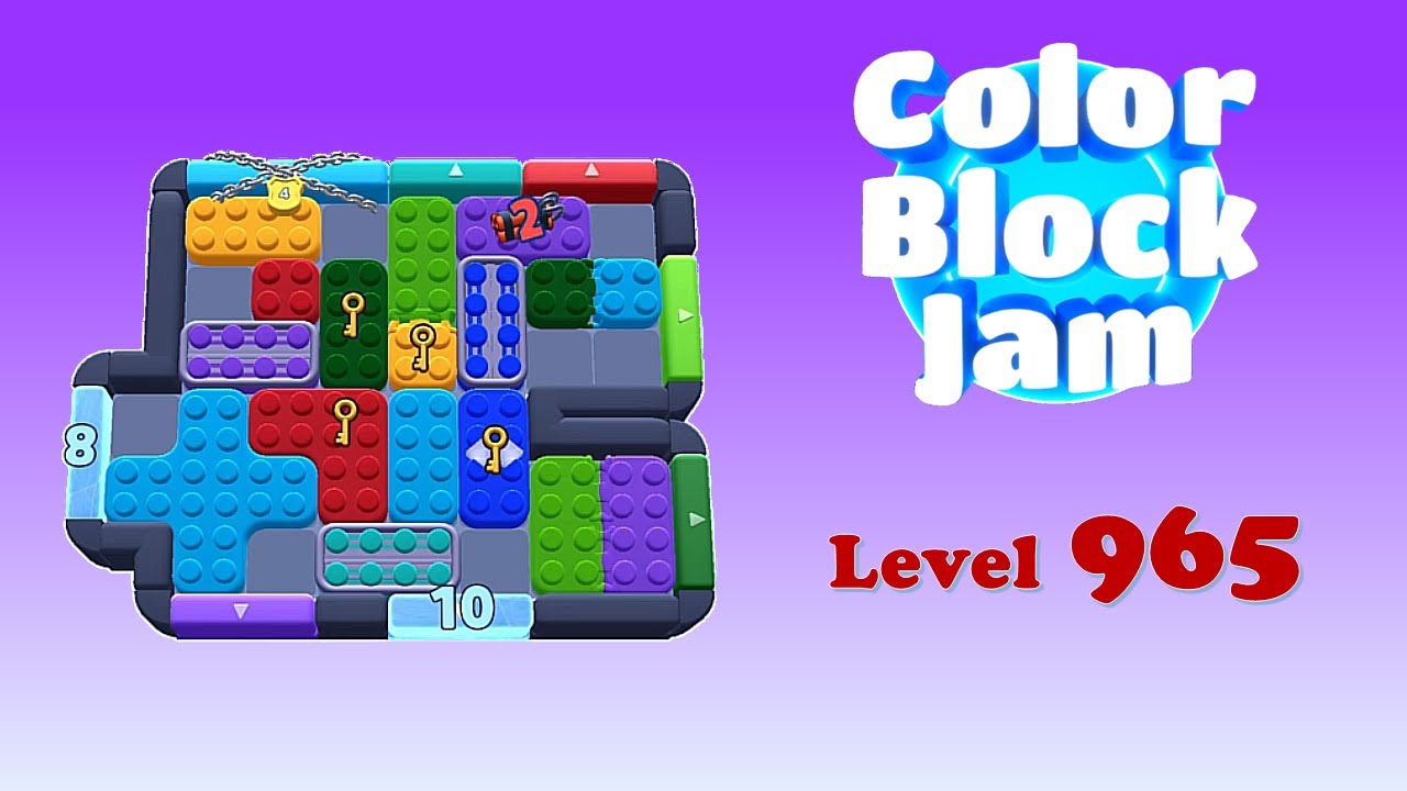 Color Block Jam Level 965 Walkthrough (No Boosters)